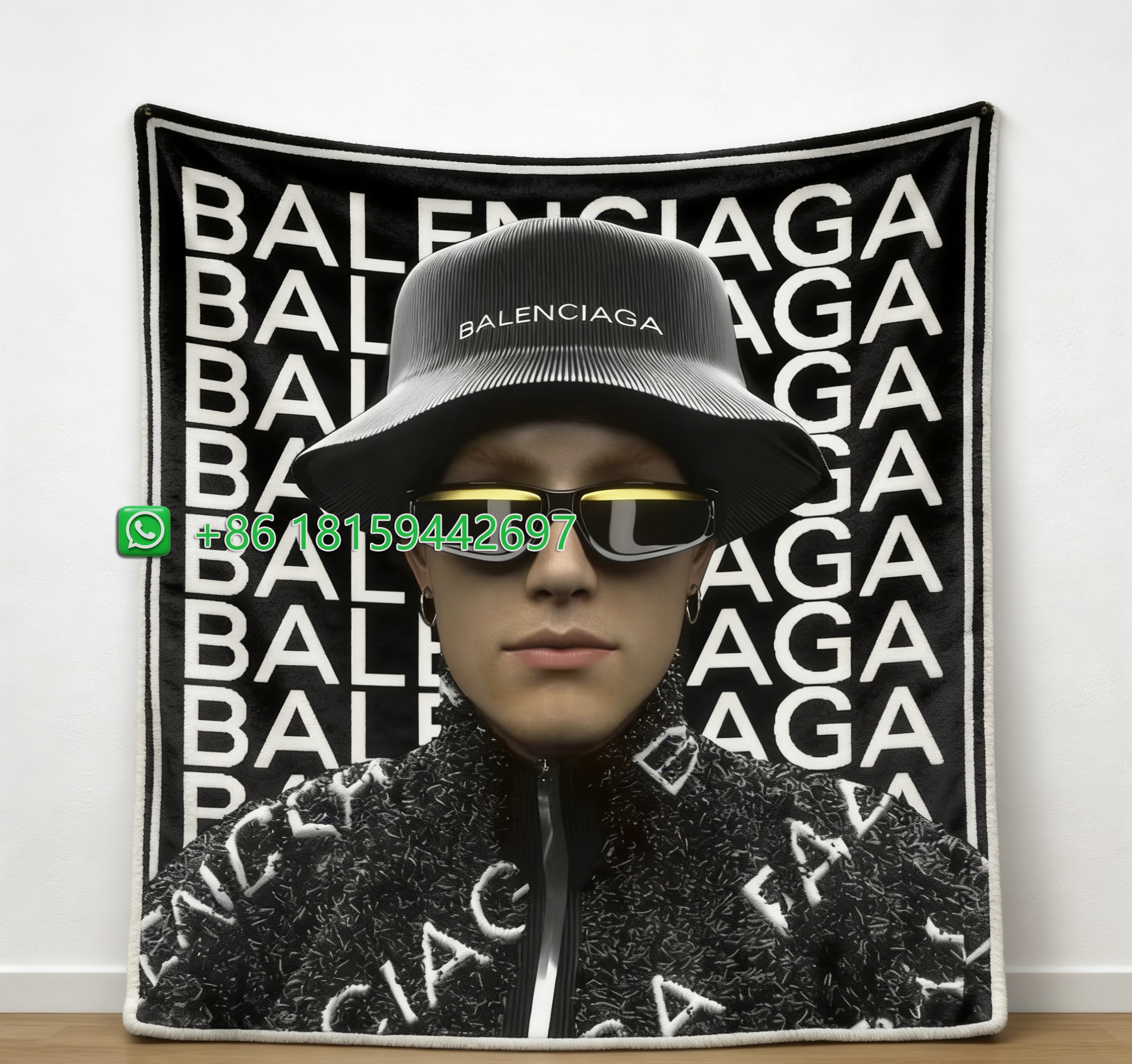 Balenciaga Throw Blankets